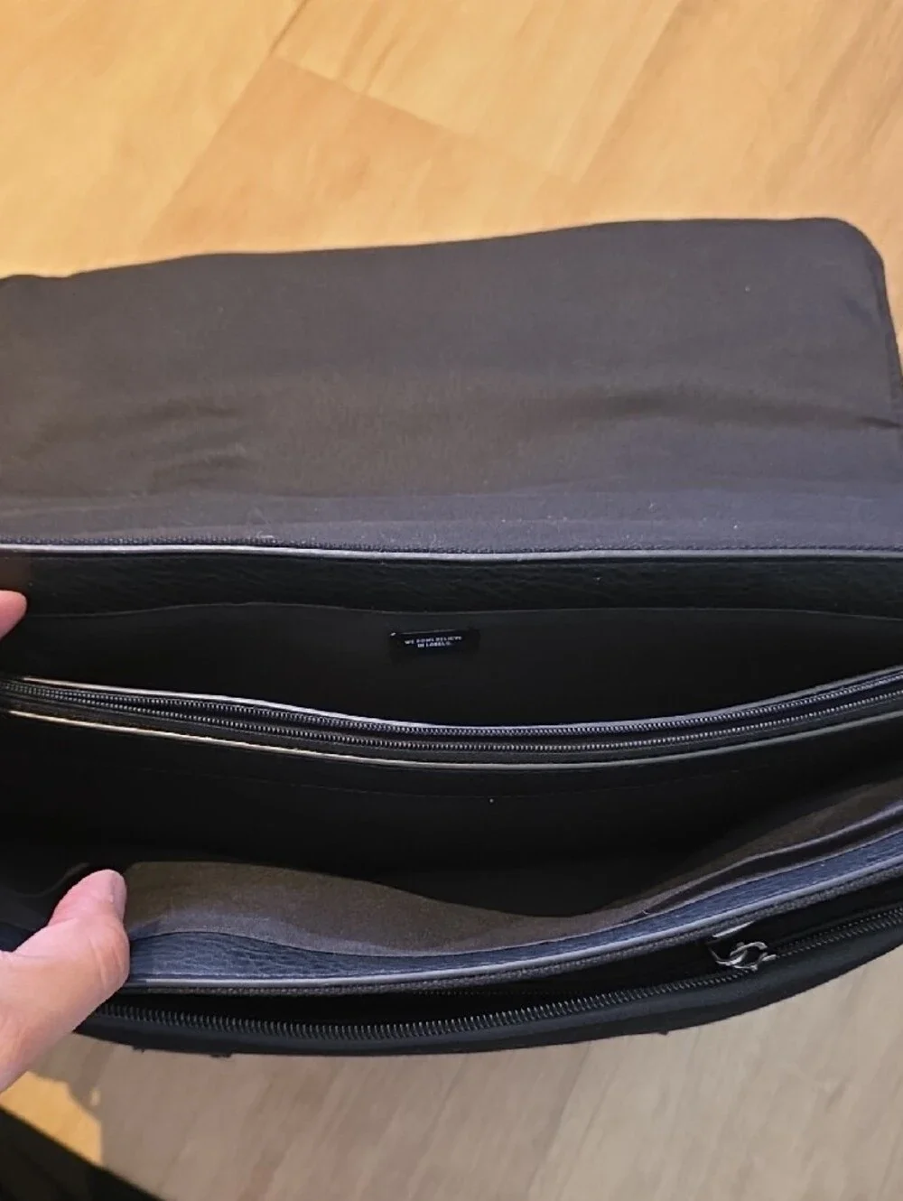 Black  Messenger Bag